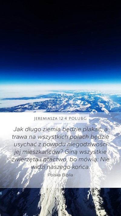 Jeremiasza 12:4 POLUBG Bible Verse Image