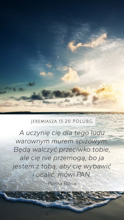 Jeremiasza 15:20 POLUBG Bible Verse Image