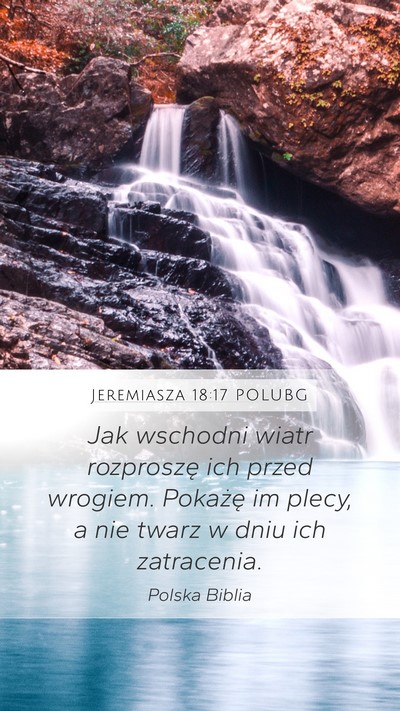 Jeremiasza 18:17 POLUBG Bible Verse Image