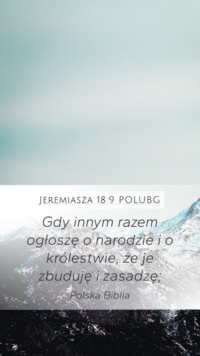 Jeremiasza 18:9 POLUBG Bible Verse Image
