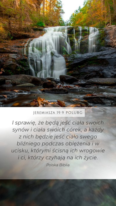 Jeremiasza 19:9 POLUBG Bible Verse Image