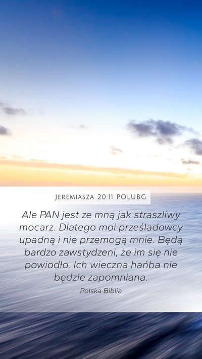 Jeremiasza 20:11 POLUBG Bible Verse Image