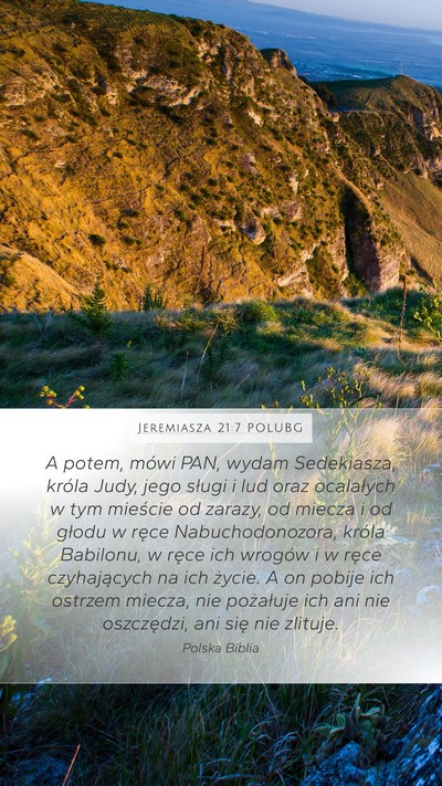 Jeremiasza 21:7 POLUBG Bible Verse Image