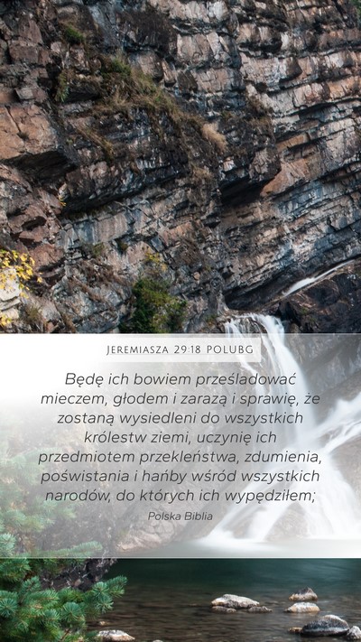 Jeremiasza 29:18 POLUBG Bible Verse Image