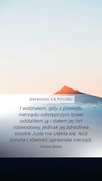 Jeremiasza 3:8 POLUBG Bible Verse Image