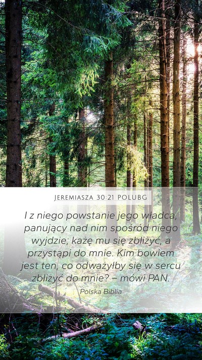 Jeremiasza 30:21 POLUBG Bible Verse Image