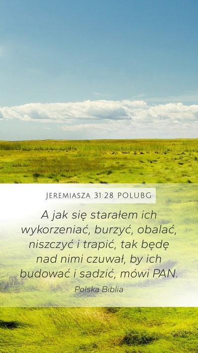 Jeremiasza 31:28 POLUBG Bible Verse Image