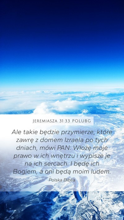 Jeremiasza 31:33 POLUBG Bible Verse Image