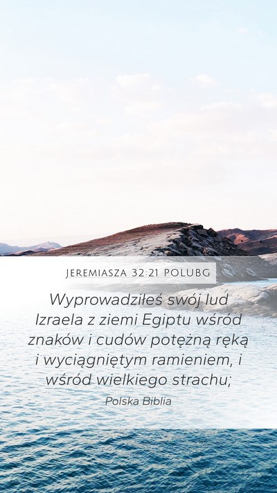 Jeremiasza 32:21 POLUBG Bible Verse Image