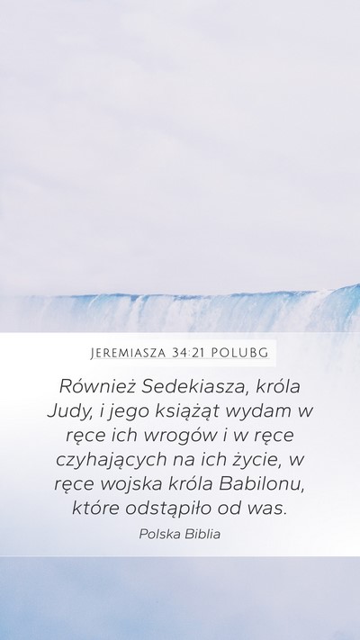 Jeremiasza 34:21 POLUBG Bible Verse Image