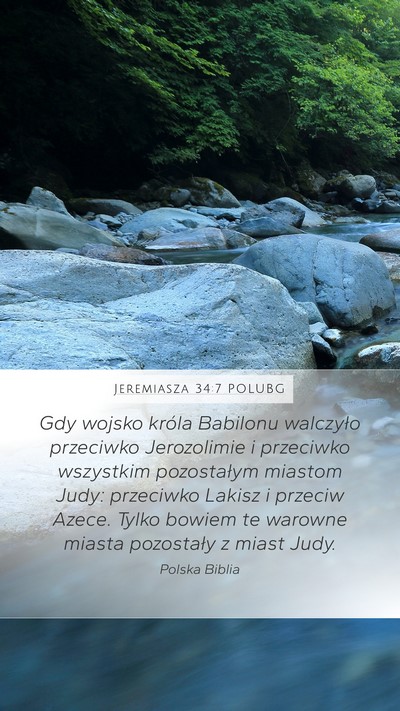 Jeremiasza 34:7 POLUBG Bible Verse Image