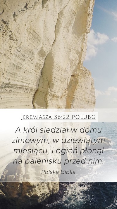 Jeremiasza 36:22 POLUBG Bible Verse Image