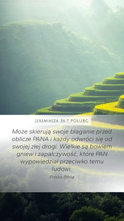 Jeremiasza 36:7 POLUBG Bible Verse Image