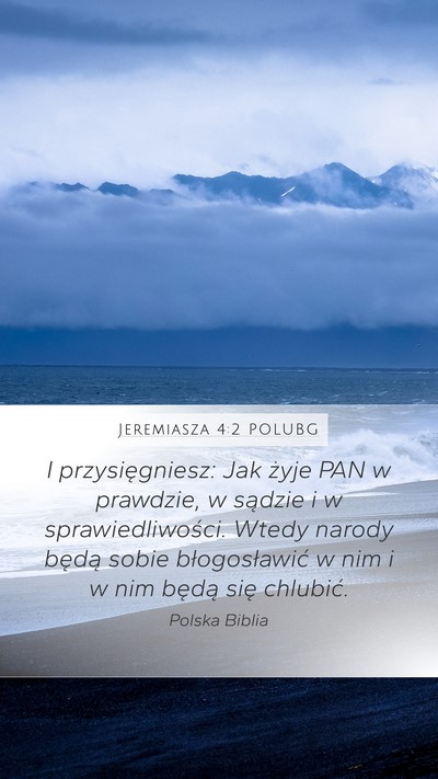 Jeremiasza 4:2 POLUBG Bible Verse Image
