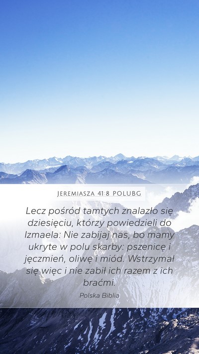 Jeremiasza 41:8 POLUBG Bible Verse Image