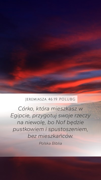 Jeremiasza 46:19 POLUBG Bible Verse Image