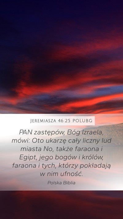 Jeremiasza 46:25 POLUBG Bible Verse Image