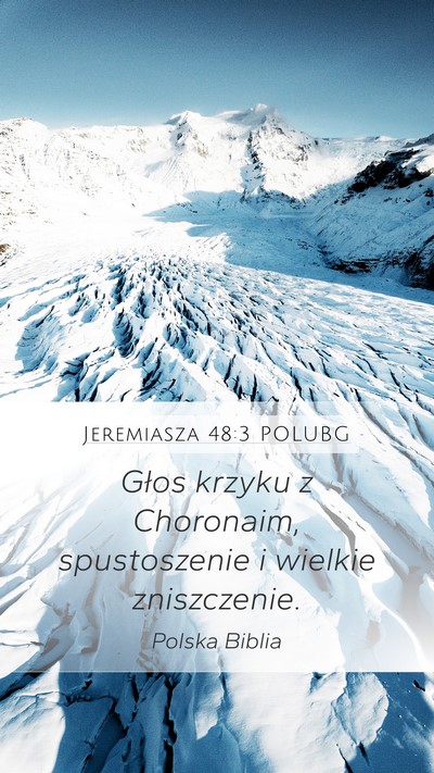 Jeremiasza 48:3 POLUBG Bible Verse Image