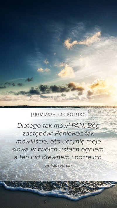 Jeremiasza 5:14 POLUBG Bible Verse Image