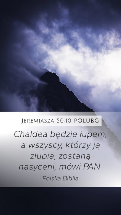Jeremiasza 50:10 POLUBG Bible Verse Image