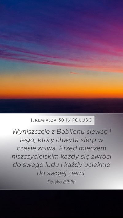 Jeremiasza 50:16 POLUBG Bible Verse Image
