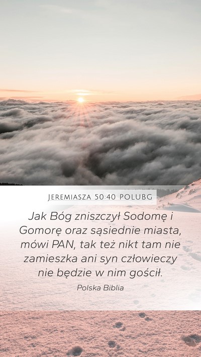 Jeremiasza 50:40 POLUBG Bible Verse Image