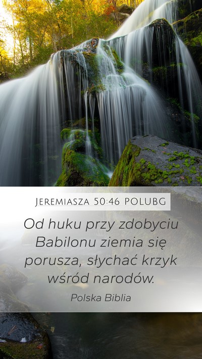 Jeremiasza 50:46 POLUBG Bible Verse Image