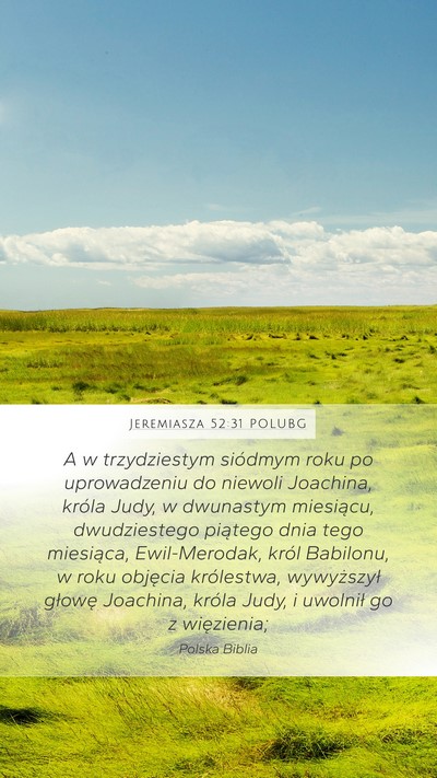 Jeremiasza 52:31 POLUBG Bible Verse Image