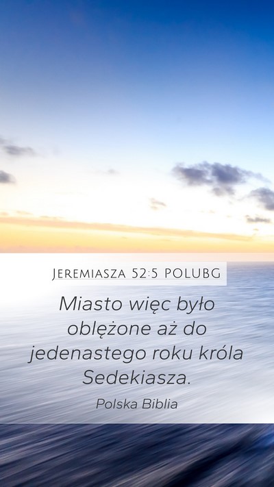 Jeremiasza 52:5 POLUBG Bible Verse Image