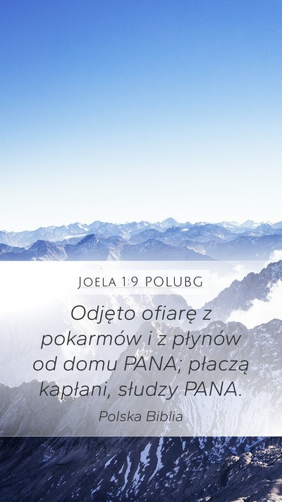 Joela 1:9 POLUBG Bible Verse Image