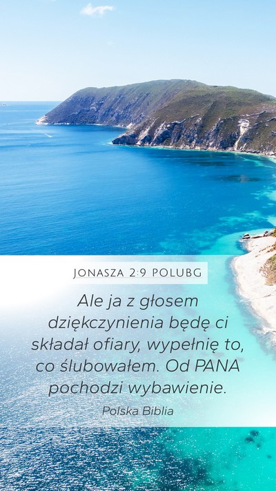 Jonasza 2:9 POLUBG Bible Verse Image