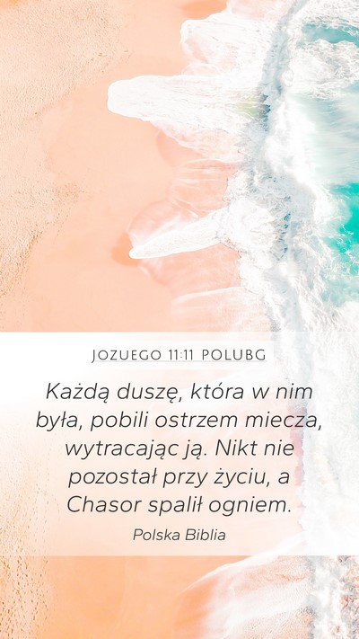 Jozuego 11:11 POLUBG Bible Verse Image