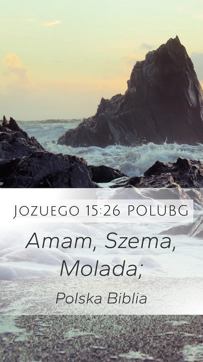 Jozuego 15:26 POLUBG Bible Verse Image