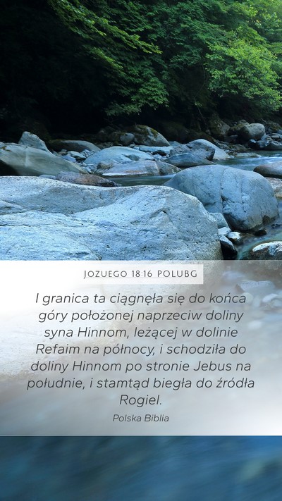 Jozuego 18:16 POLUBG Bible Verse Image