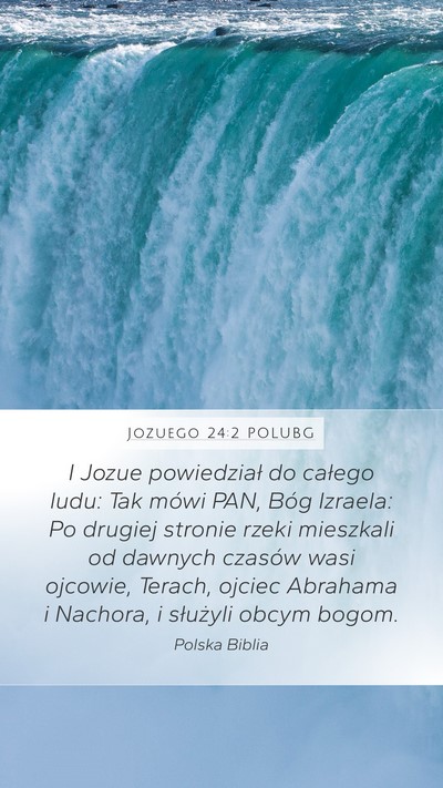 Jozuego 24:2 POLUBG Bible Verse Image