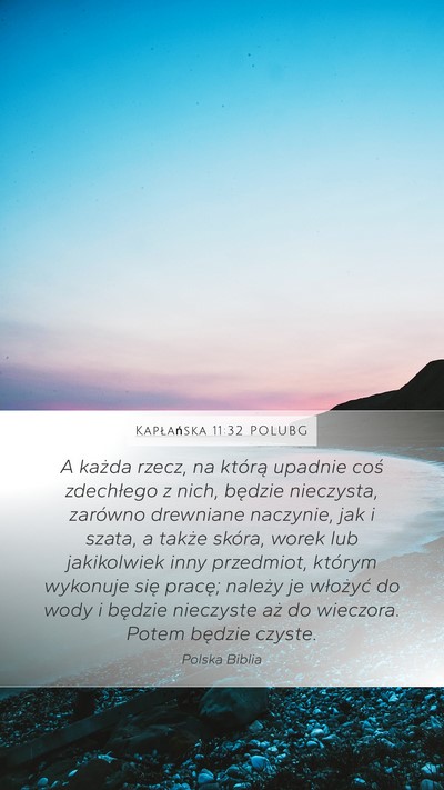 Kapłańska 11:32 POLUBG Bible Verse Image