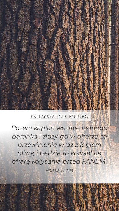 Kapłańska 14:12 POLUBG Bible Verse Image