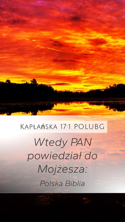 Kapłańska 17:1 POLUBG Mobile Phone Wallpaper - Wtedy PAN powiedział do - Mobile Bible Verse Wallpaper