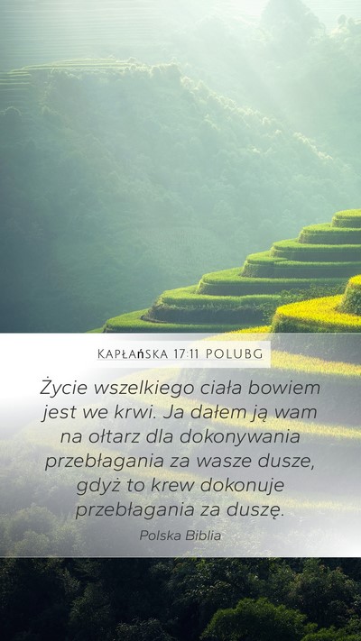 Kapłańska 17:11 POLUBG Bible Verse Image