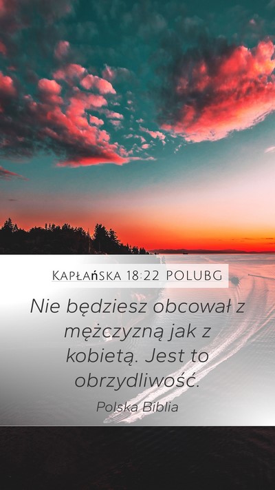 Kapłańska 18:22 POLUBG Bible Verse Image