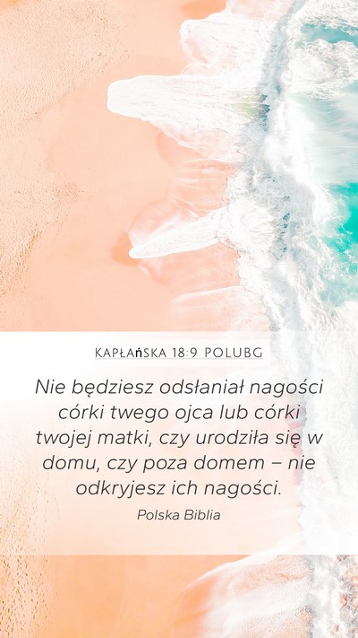 Kapłańska 18:9 POLUBG Bible Verse Image