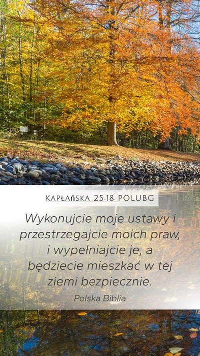 Kapłańska 25:18 POLUBG Bible Verse Image