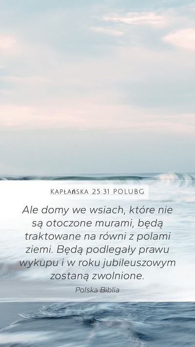 Kapłańska 25:31 POLUBG Bible Verse Image