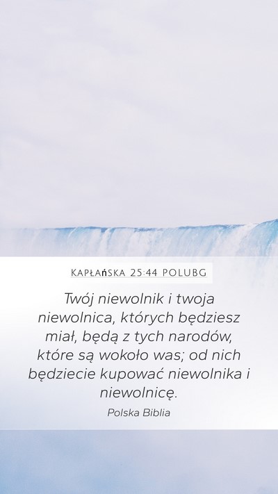 Kapłańska 25:44 POLUBG Bible Verse Image