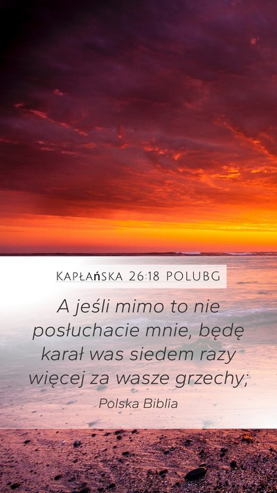 Kapłańska 26:18 POLUBG Bible Verse Image