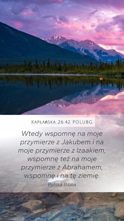 Kapłańska 26:42 POLUBG Bible Verse Image