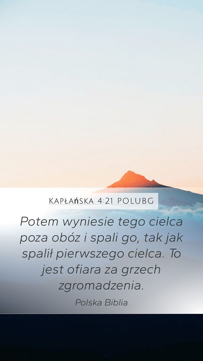 Kapłańska 4:21 POLUBG Bible Verse Image