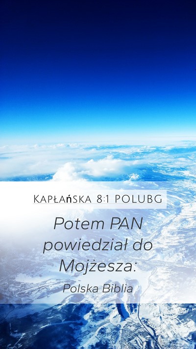 Kapłańska 8:1 POLUBG Mobile Phone Wallpaper - Potem PAN powiedział do - Mobile Bible Verse Wallpaper