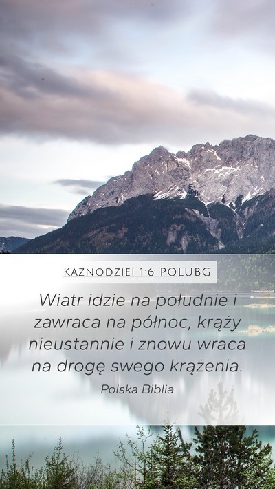 Kaznodziei 1:6 POLUBG Bible Verse Image
