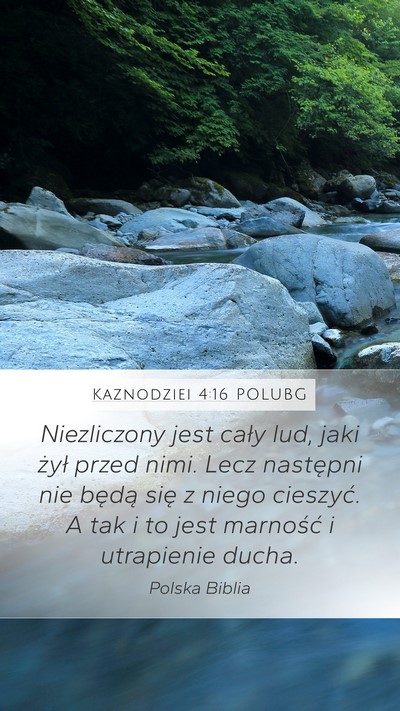 Kaznodziei 4:16 POLUBG Bible Verse Image